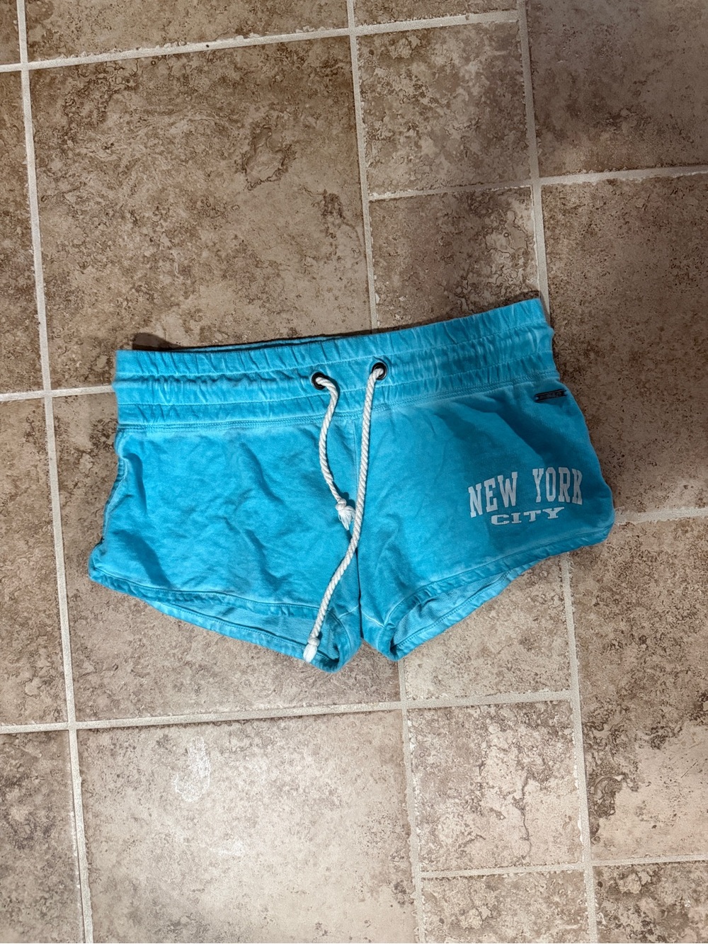 Exist Teal Blue Women's Drawstring Athletic Shorts